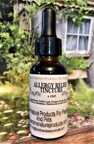 Allergy Relief Tincture - Kerstin's Nature Products for People and Pets
