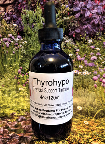 Thyrohypo - Thyroid Support Tincture for an under active thyroid by Kerstin's Nature Products for People and Pets