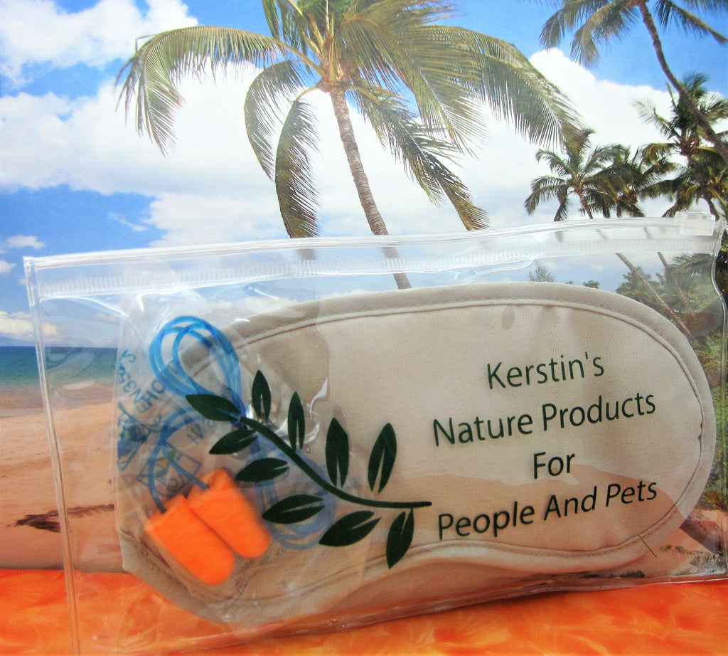 Sleep Eye Mask and Ear Plugs Set - Kerstin's Nature Products