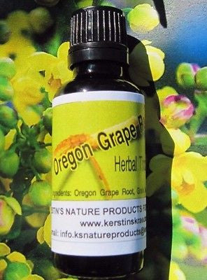 Oregon Grape Root Herbal Tincture Extract ~Multiple Sizes - Kerstin's Nature Products