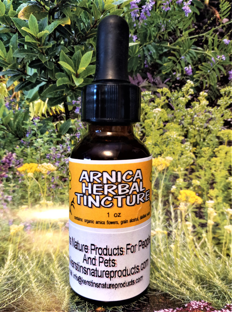 Arnica Herbal Tincture - Kerstin's Nature Products for People and Pets