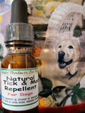 Natural Flea, Tick and Mosquito Control Remedy for Dogs, 0.5 oz/15 ml - Kerstin's Nature Products