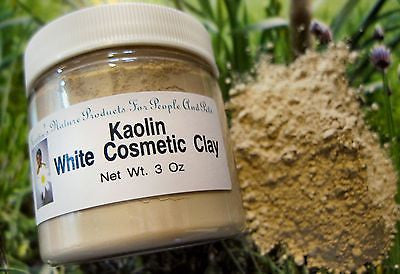 Kaolin White Cosmetic Clay ~Multiple Sizes - Kerstin's Nature Products