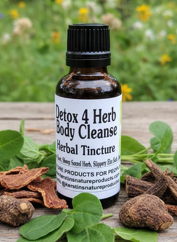 Detox Four Herb Body Cleanse (Essiac Formula) - Kerstin's Nature Products
