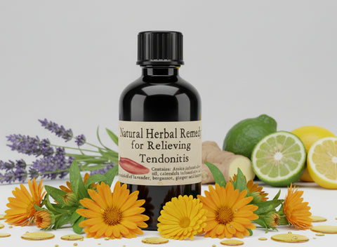 Natural Herbal Tendonitis Relief Oil Blend ~Multiple Sizes - Kerstin's Nature Products