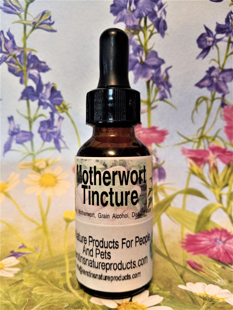 Motherwort Herbal Tincture Extract - Kerstin's Nature Products for People and Pets