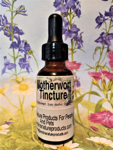 Motherwort Herbal Tincture Extract - Kerstin's Nature Products for People and Pets