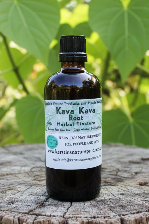 Kava Kava Root Herbal Tincture Extract ~ Multiple Sizes - Kerstin's Nature Products